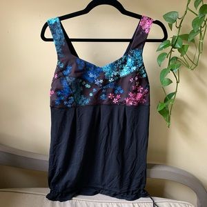 Lululemon | Hustle and Bustle Floral Tank